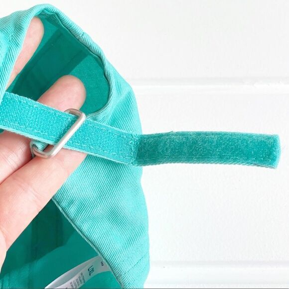 Gap Kids Shimmer Aquatide Gap Logo Baseball Hat Size L/XL New With Tags - Picture 7 of 12